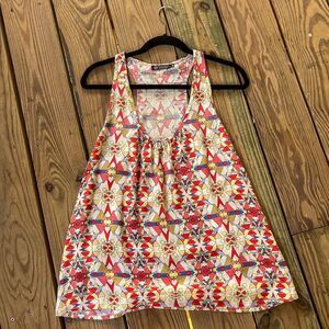 2010 Hayden-Harnett Tank Top - Scoop Neck - Racerback - 100% Silk - Size Medium